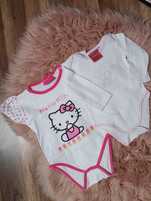Body hello kitty 80-92 białe niemowlak dziewczynka