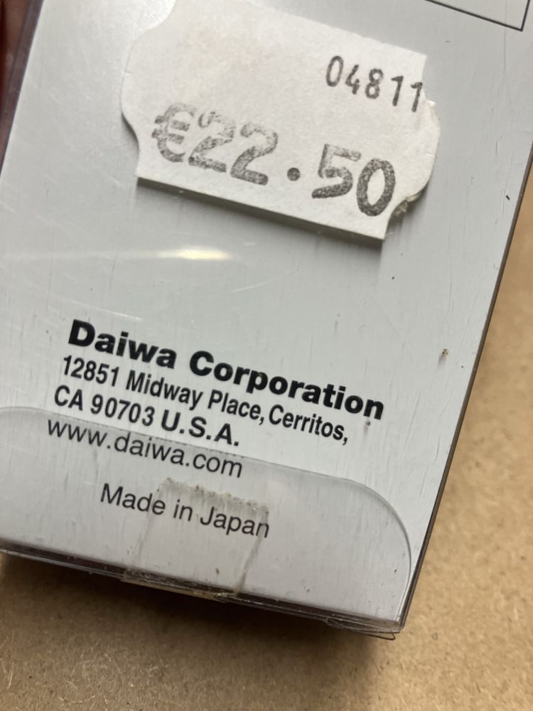 Amostras Daiwa Saltiga e Tournament
