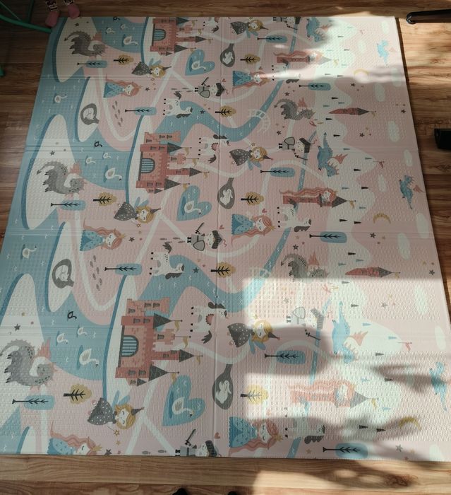 Mata piankowa dla dziewczynki DUŻA 180×200 PIANKA