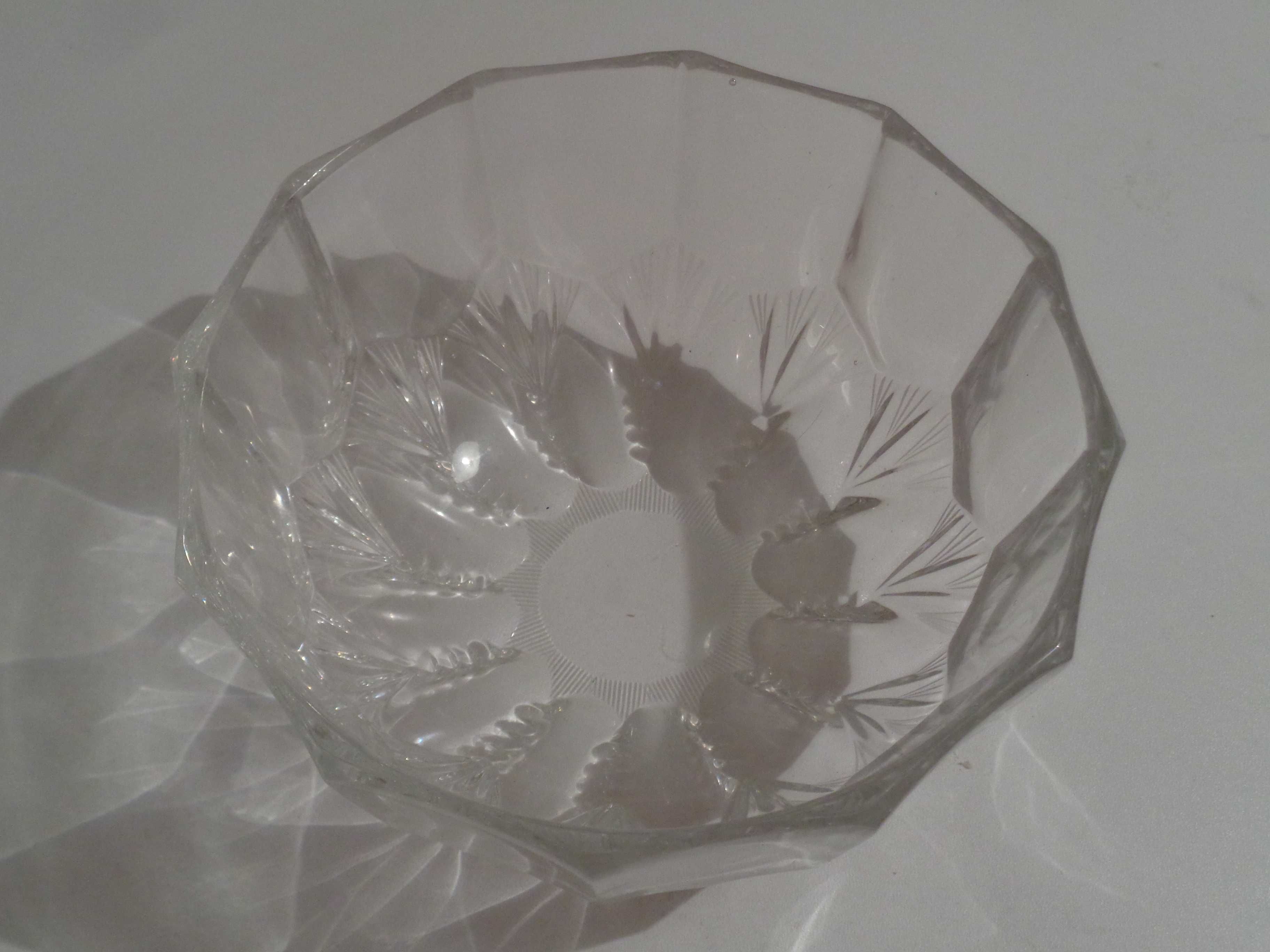 Miski misy szklane duże miska na sałatkę szkło prl miska Ząbkowice