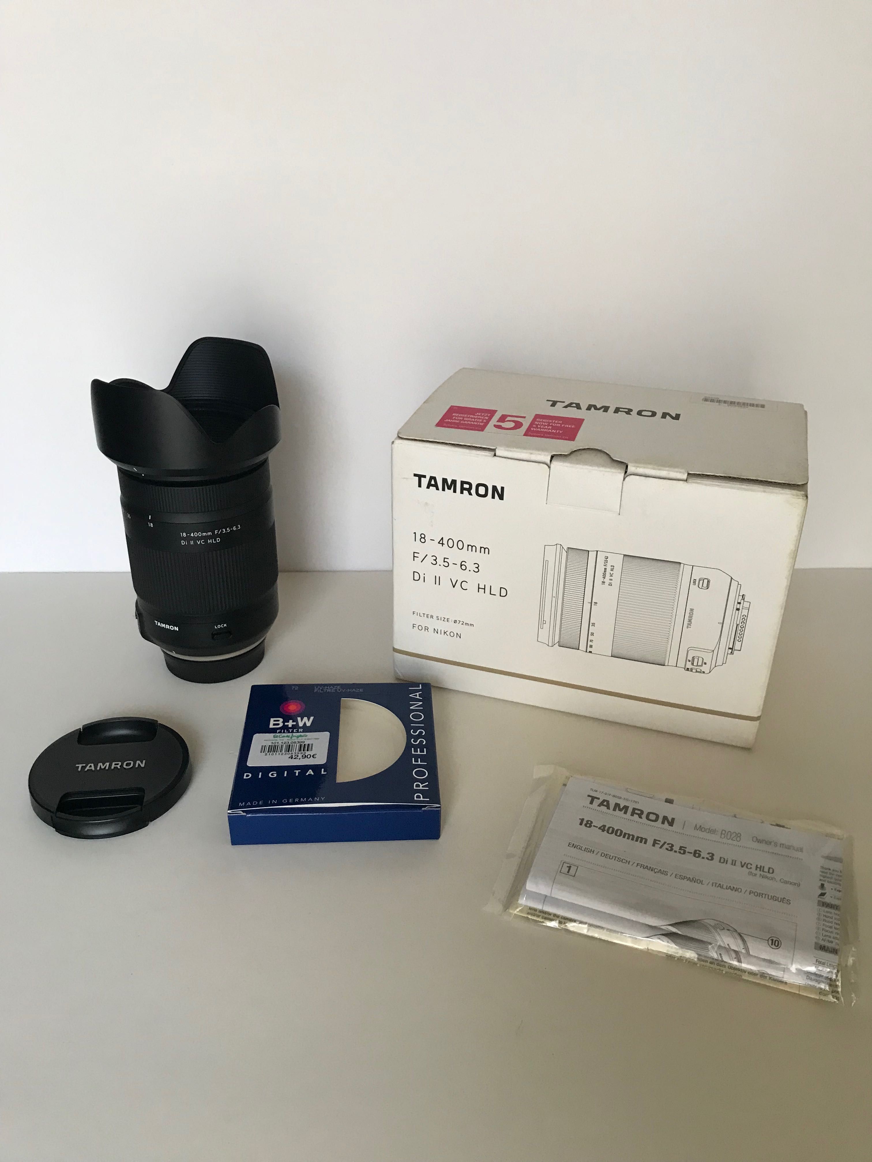 Objectiva Tamron 18-400 mm F/3.5-6.3 Di II VC LD para Nikon- IMACULADA