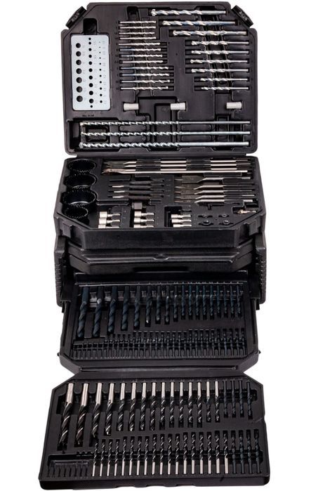 Komplet otwornic, dłut, bitów 300el. KD998