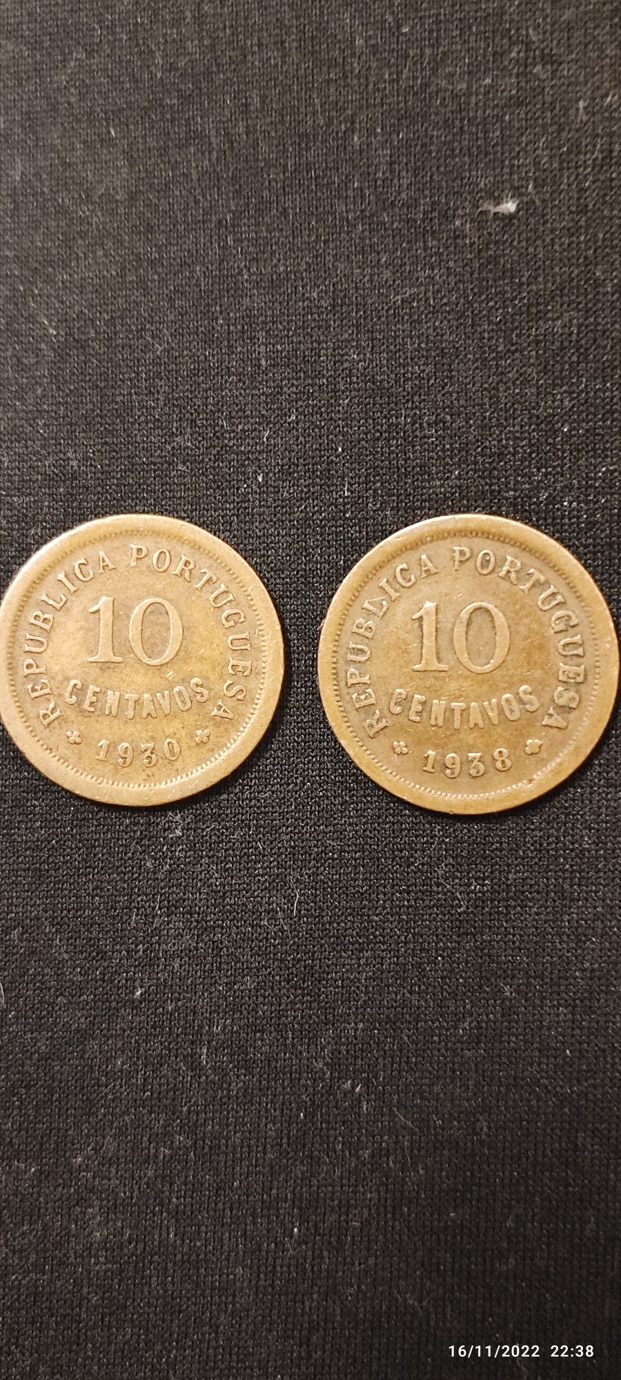 Moedas 10 centavos