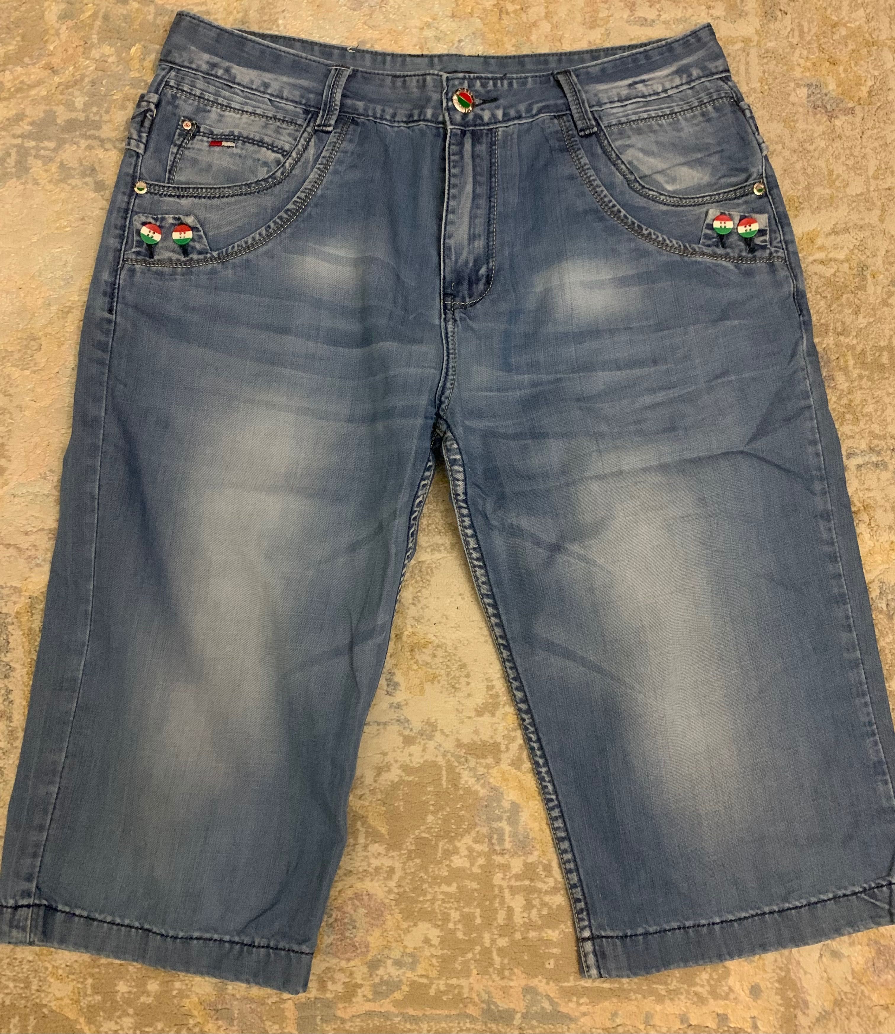 Мужские джинсовые шорты Jeans Sevilla синие 34 размер Оригинал
