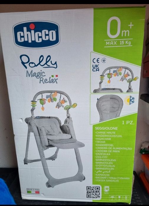 Cadeira de refeição 3 em 1 - Magic Polly Relax da chicco