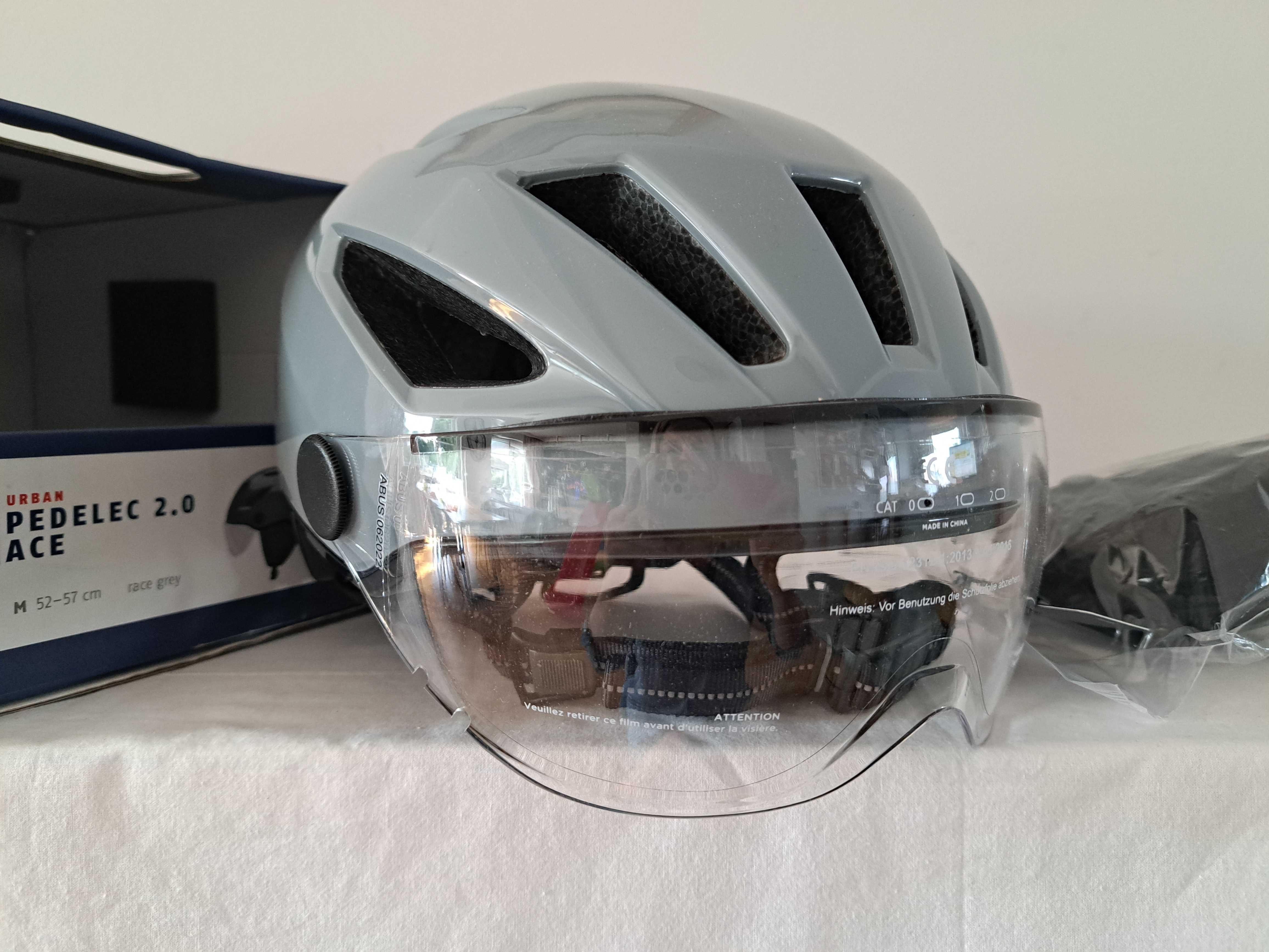 Kask rowerowy Abus Pedelec 2.0 ACE Race Grey M 52-57cm