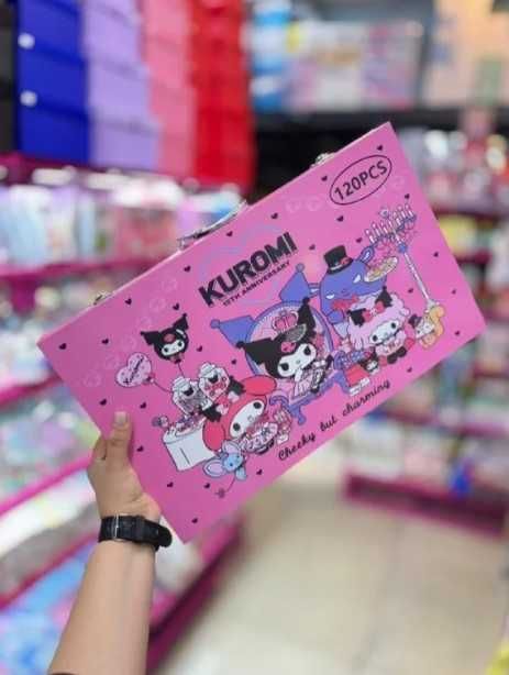 Набор для рисования 120 предметов карандаши краски фломастеры