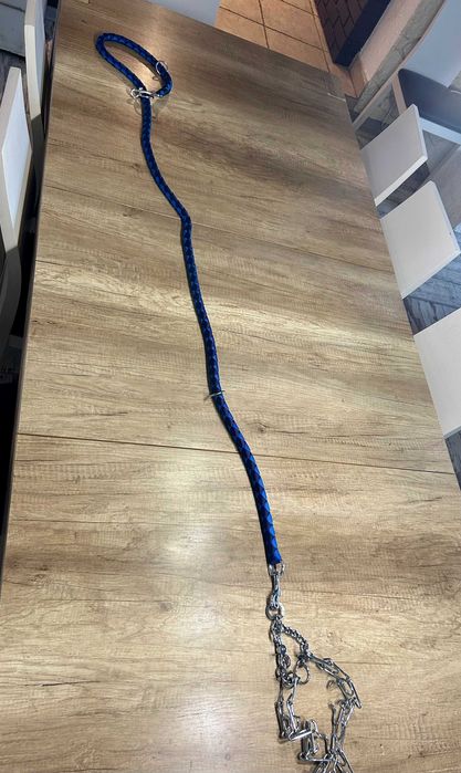 obroża AniOne + kolczatka + smycz 1,5m