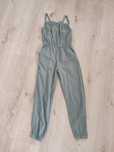 H&M kombinezon spodnium khaki kieszenie 140