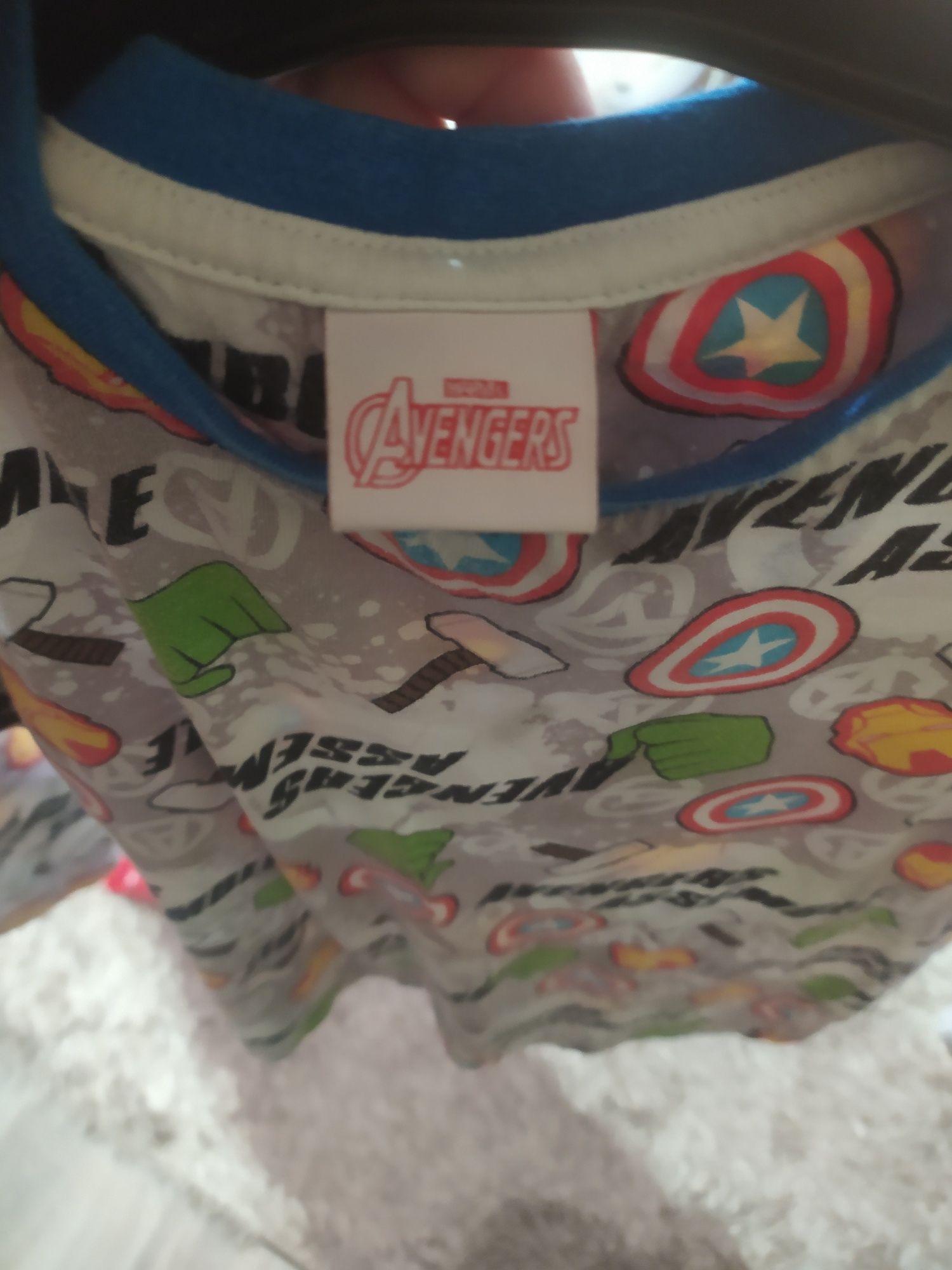 Piżama bawełniana komplet spodnie bluza Marvel Avengers 140 146
