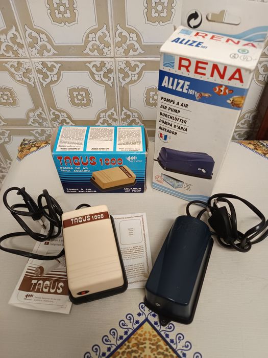 Vendo 2 bombas de ar para aquário novas