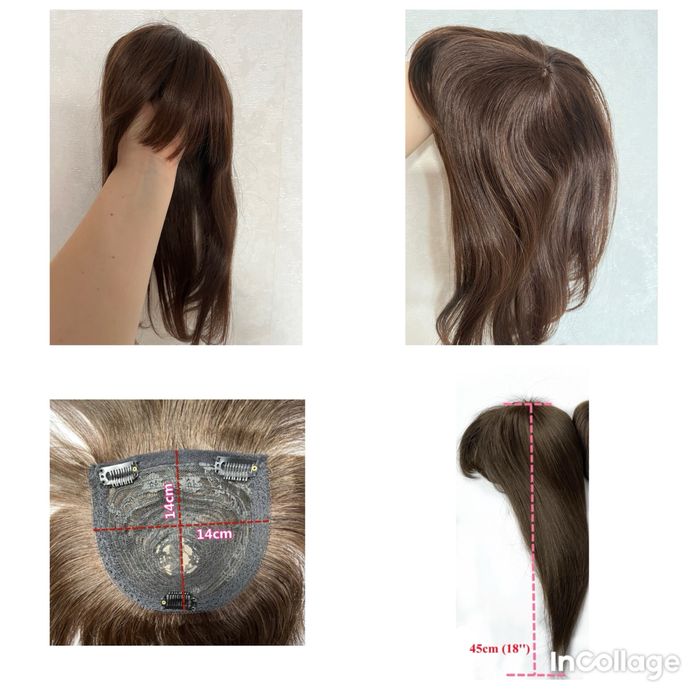 Накладка на волосся( напівперука, топер, чубчик)