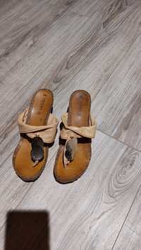 Nowe sandały japonki venezia 38 skóra naturalna