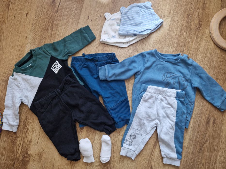 Paka ubrań chlopiec zima jesień