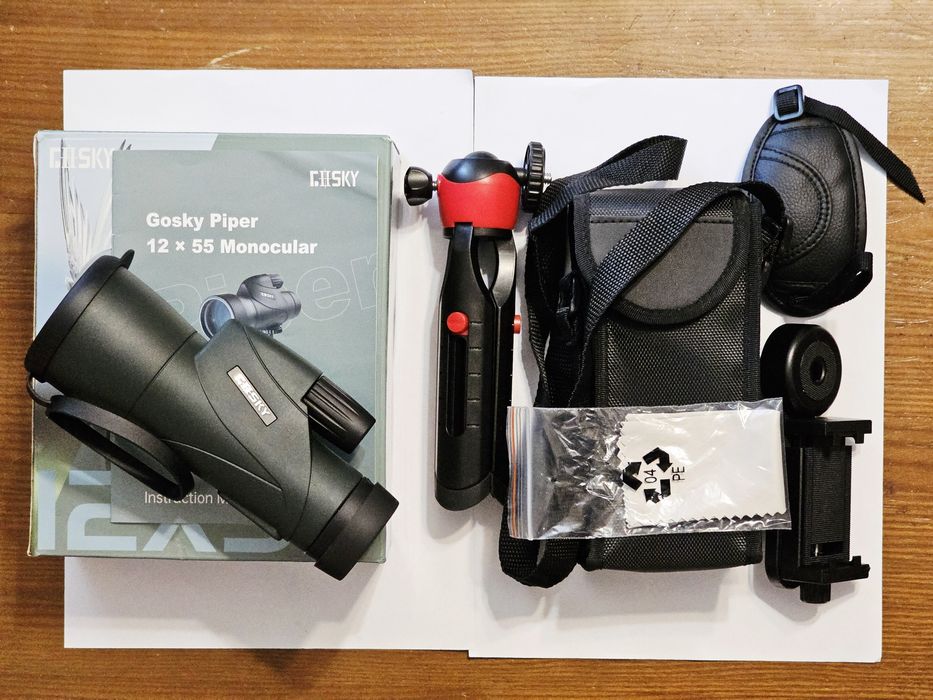 Монокуляр GOSKY 12×55 зі штативом