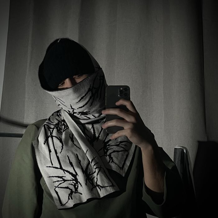 two-sided neo tribal scarf двосторонній шарф у стилі трайбл