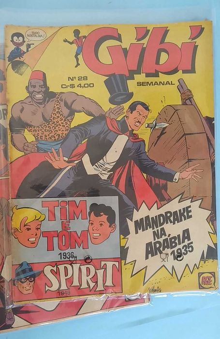 Coleção "GIBI SEMANAL" - Editora RGE formato gigante 34 revistas