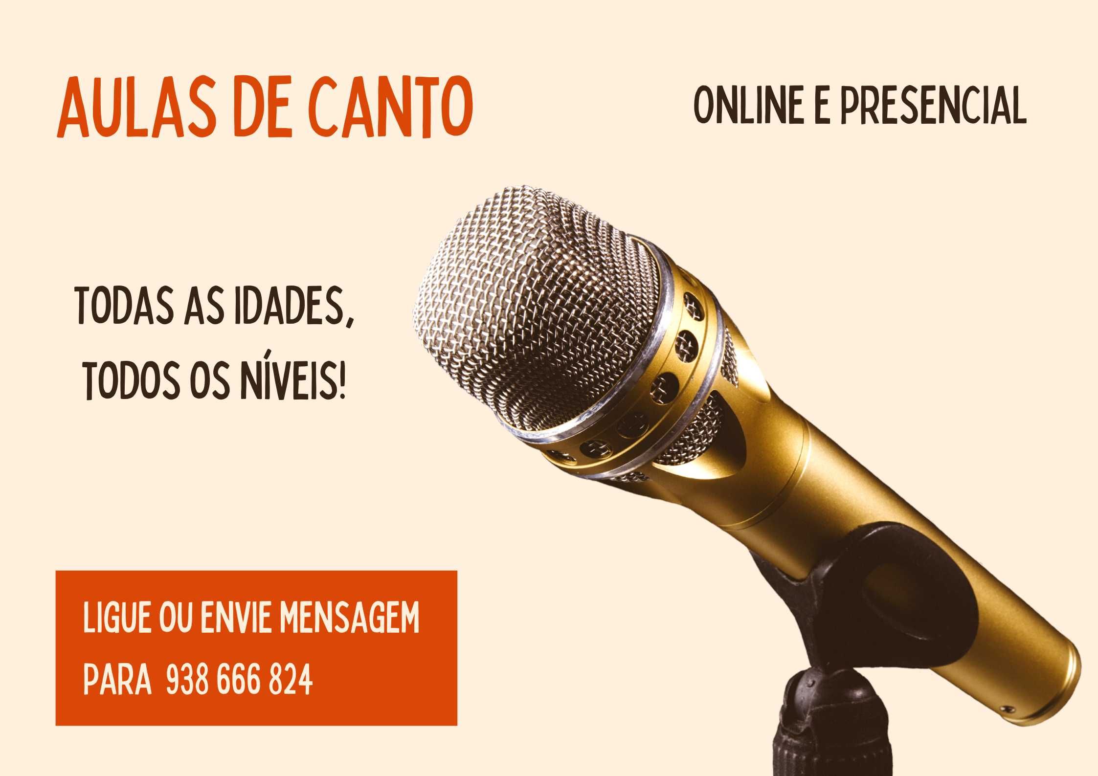 Aulas de canto em Algés e online!/Singing Lessons