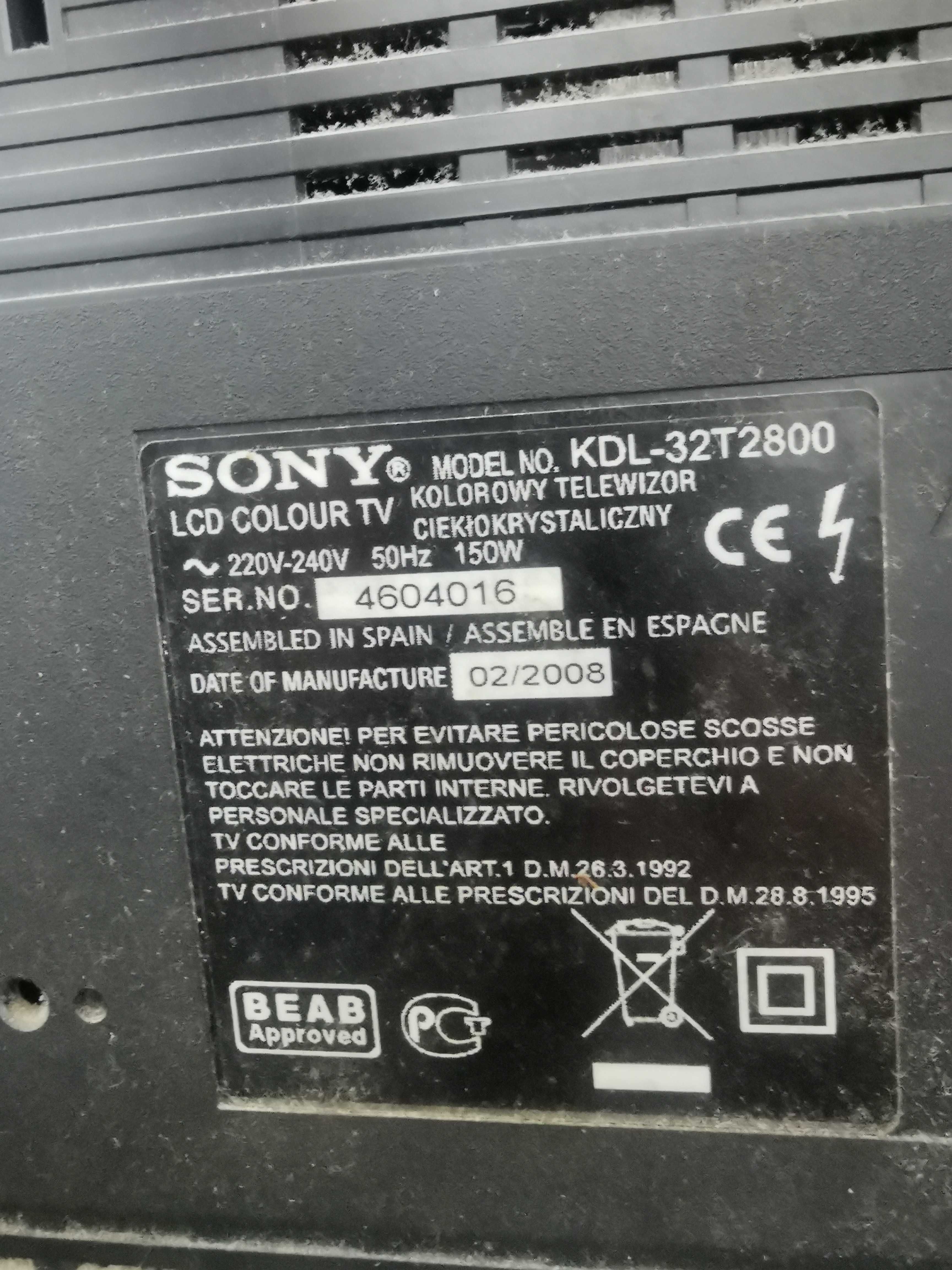 Telewizor Sony Bravia 32 cale