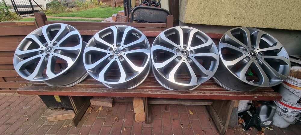 Felgi 5x112x19 Mercedes ML oryginalne z czujnikami ciśnienia