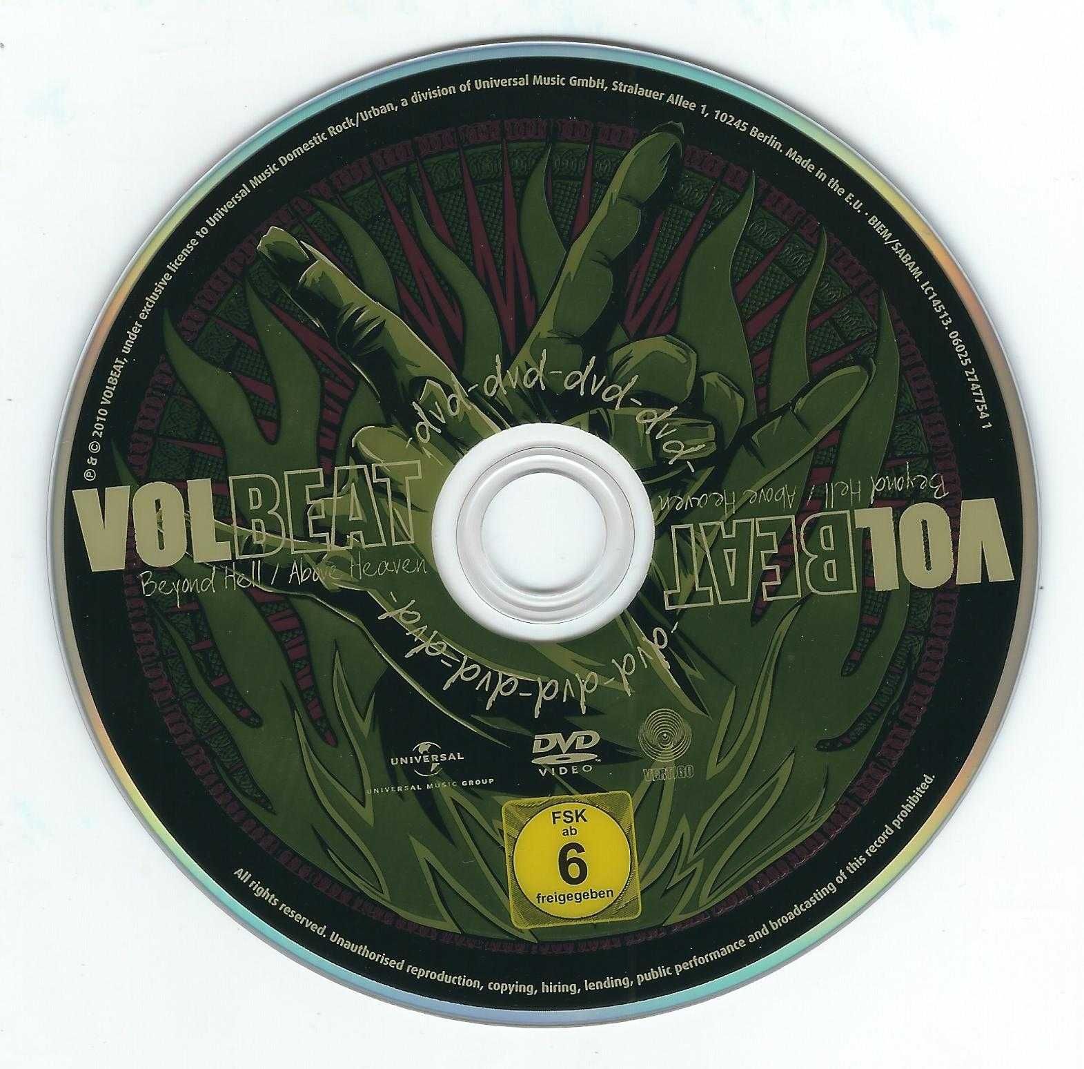 CD+DVD Volbeat - Beyond Hell-Above Heaven (2010 Digipack)