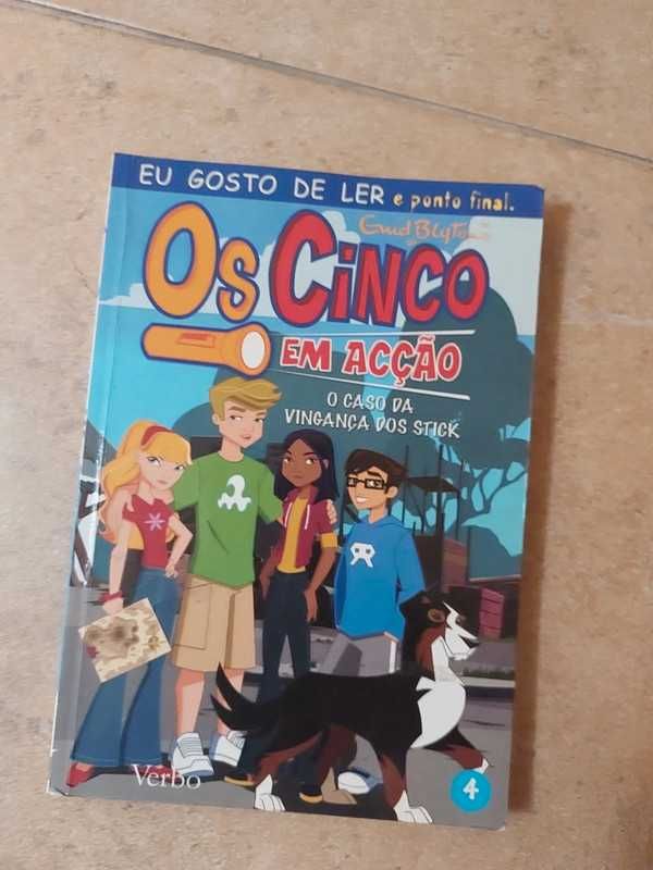 livro os cinco em ação 4