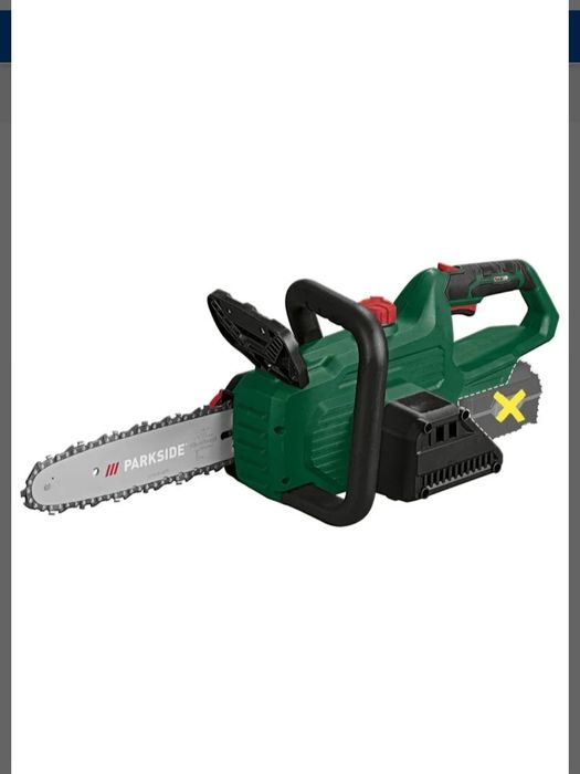 Motosserra recarregável de 20V parkside