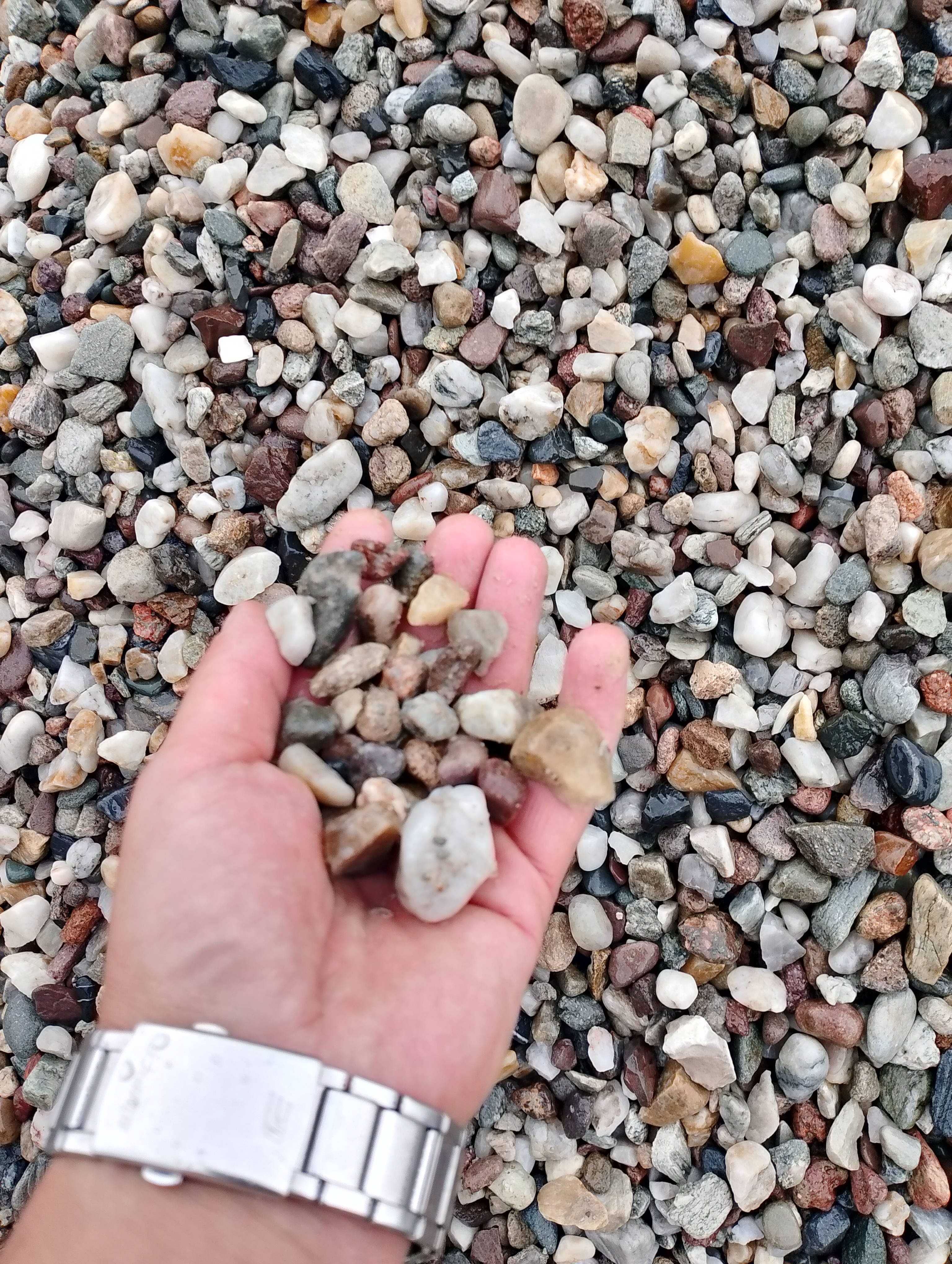 Żwir ozdobny Kolorowy, do drenażu/ Darex Kruszywa i Kamienie Ozdobne