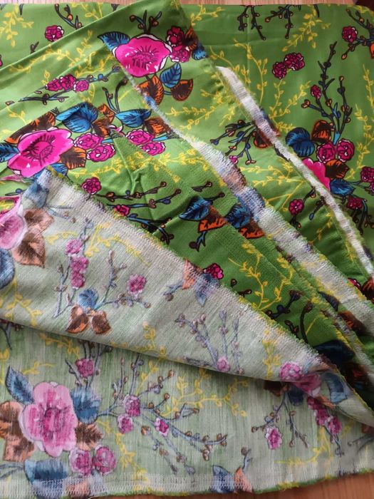 Отрезы тканей из домашнего шкафа