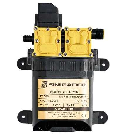 Mini bomba de água elétrica ALTA PRESSÃO 12v 84w 12L/min 8.5 BAR NOVO