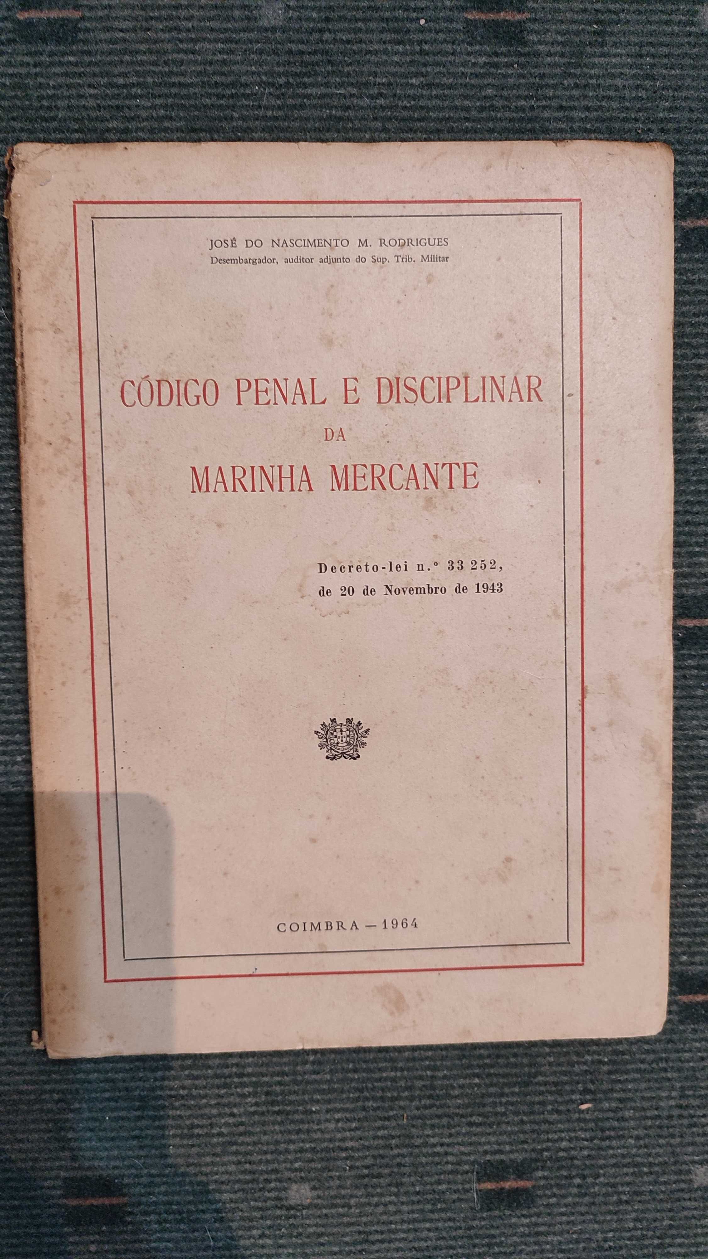 Código penal e disciplinar da Marinha Mercante - 1964