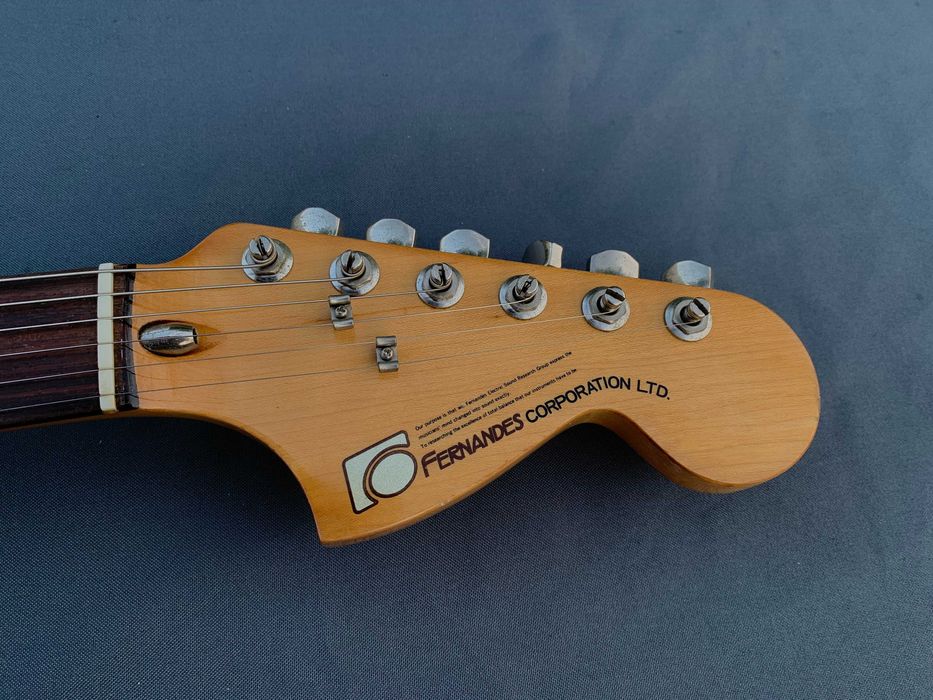 Fernandes stratocaster Japan 1979 squier fender greco tokai ibanez esp