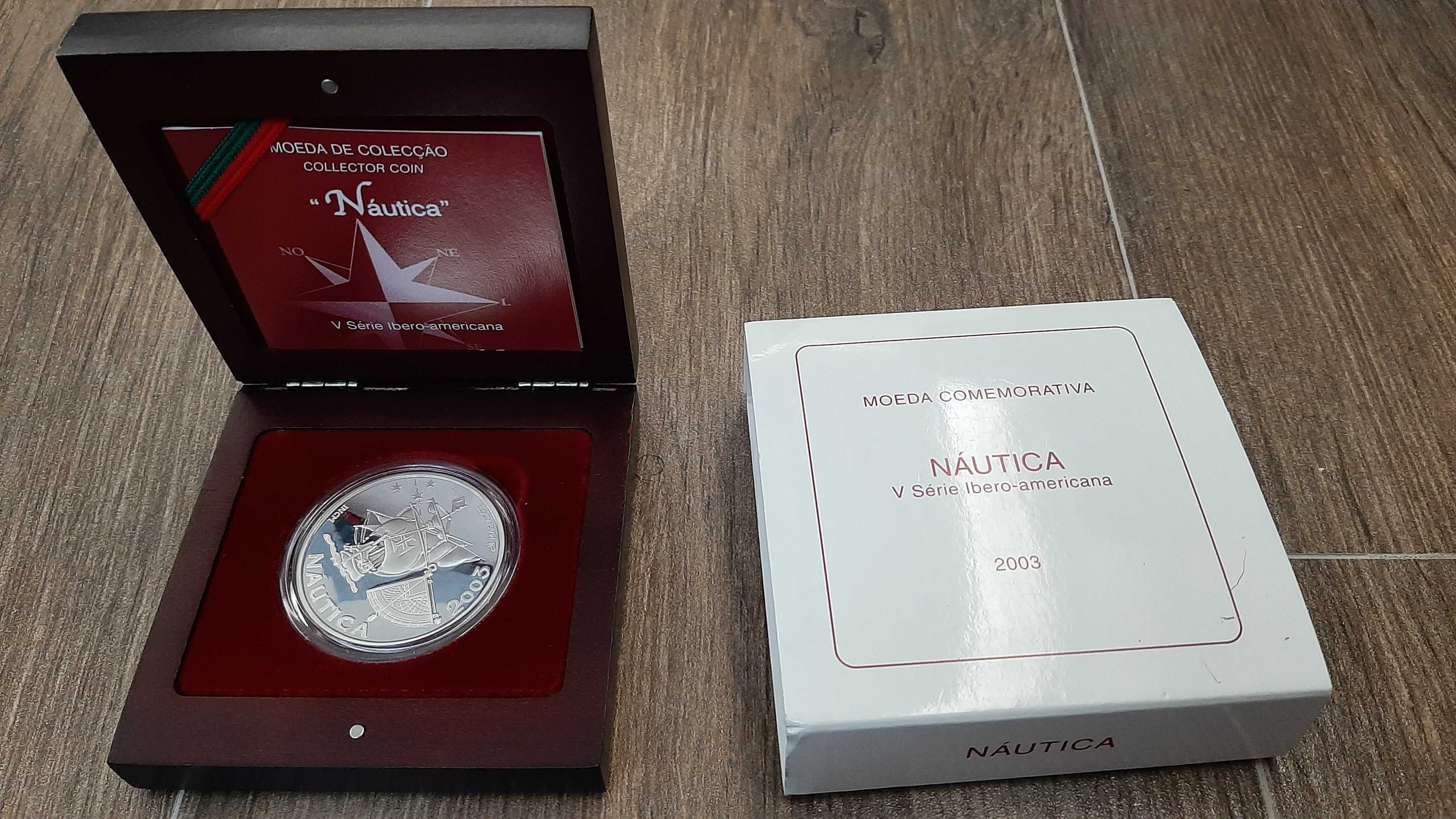 Moeda 2003 Proof nautica em prata 925/1000