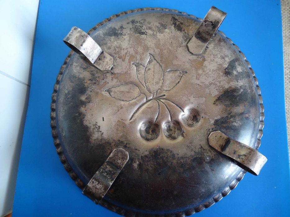 stara taca,patera mosiężna,antyk