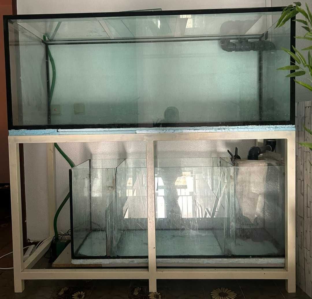 Aquário, sump e móvel