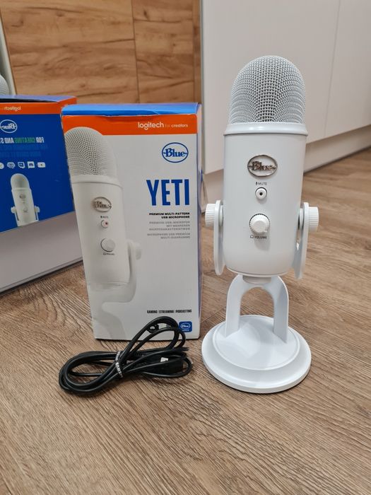 Mikrofon Blue Yeti biały - stan idealny