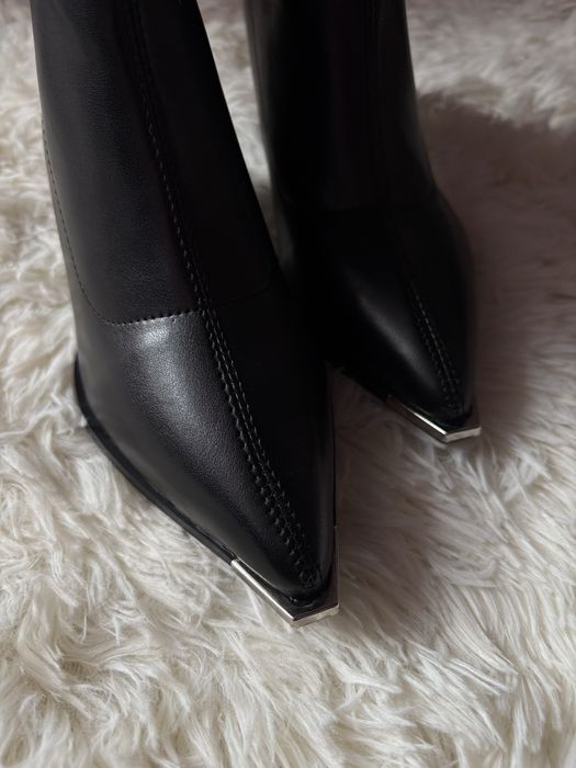 Ботильйони жіночі під Zara,черевики жіночі осінні чорні