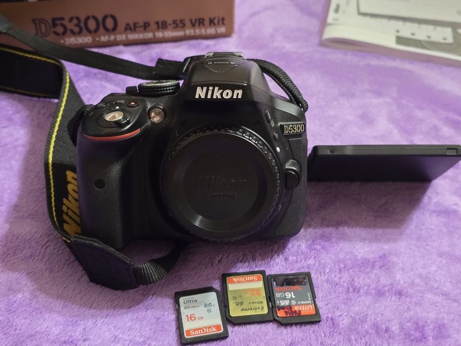 Nikon D5300 body przebieg 7.8k