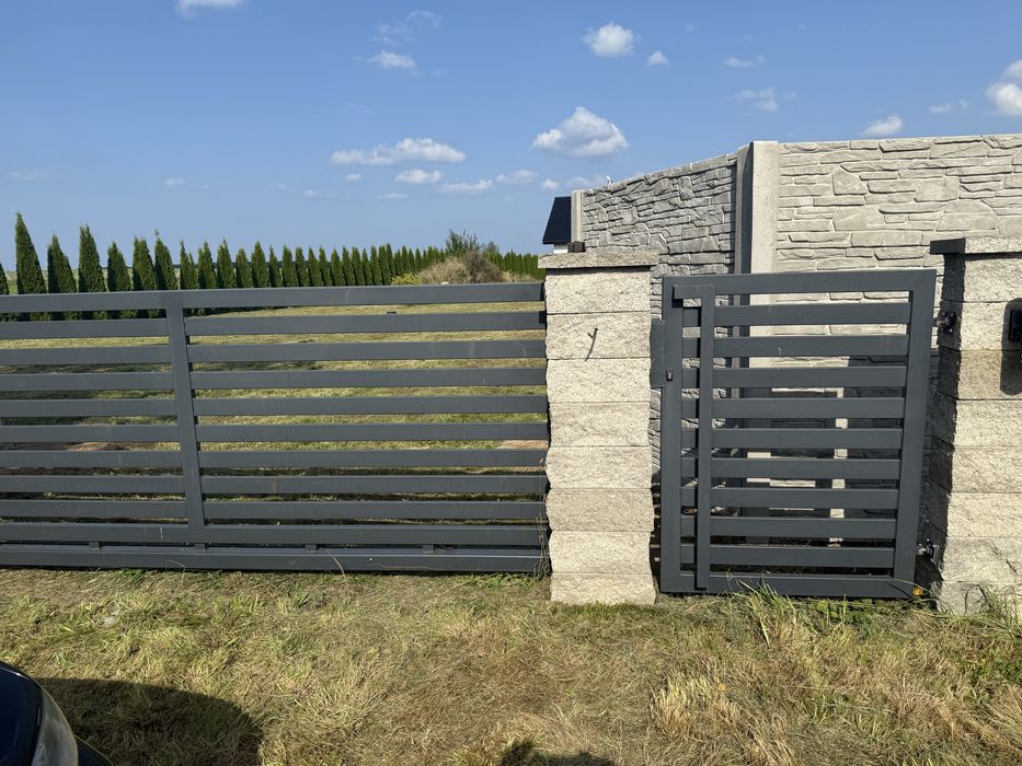 Brama przesuwna antracyt dobry stan