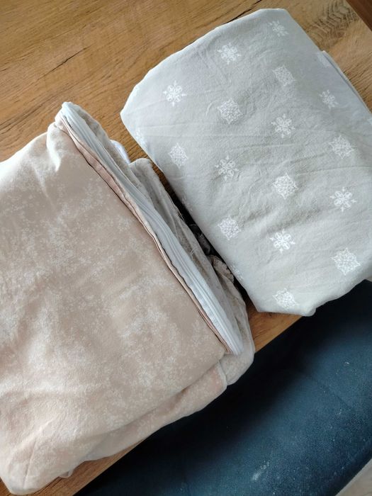 2 komplety pościeli gruba bawełna uzywane