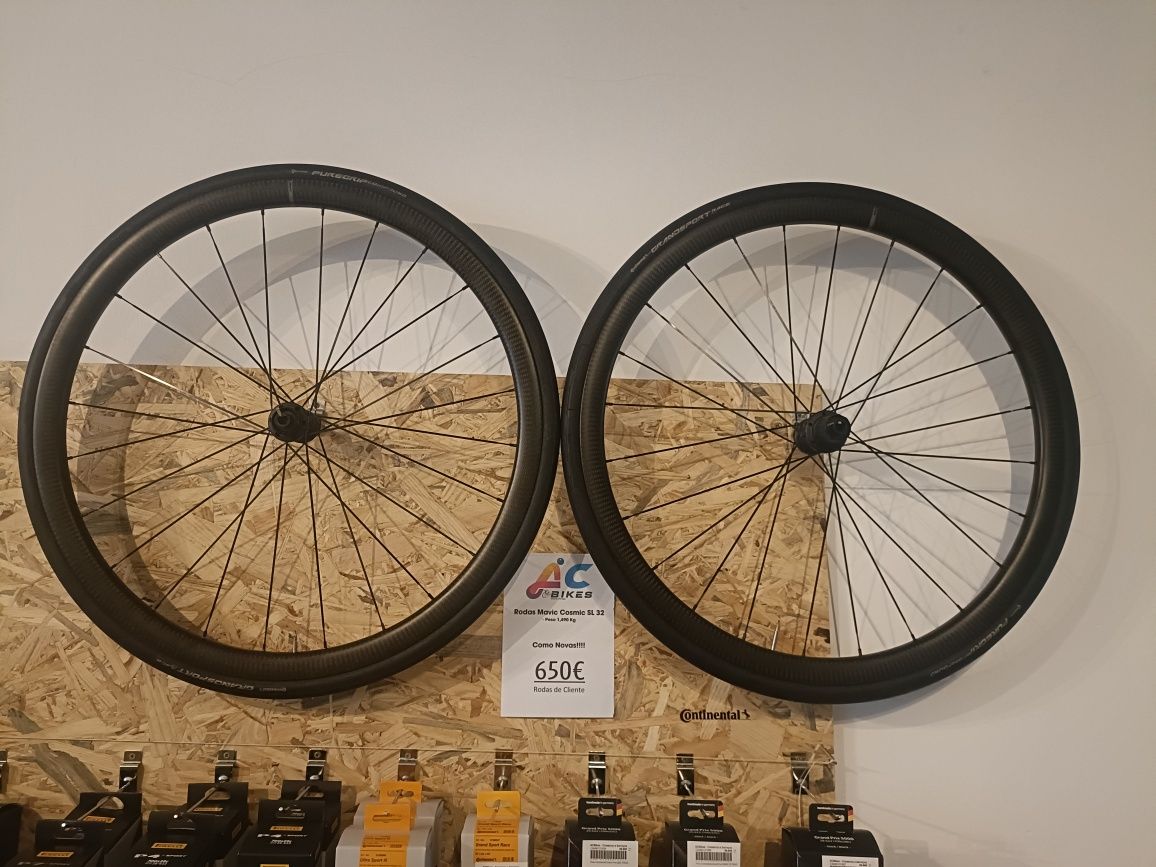 Rodas Mavic cosmic sl 32  c/ pneus