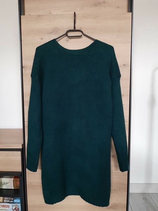 Zielony sweter/sukienka Reserved S/M