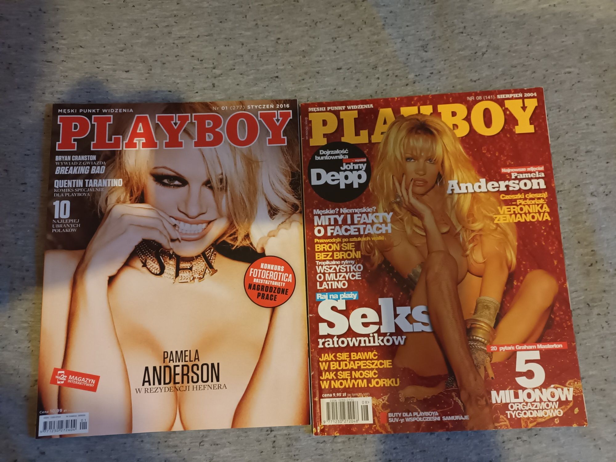 Playboy/Ckm. 8 szt z Pamela Anderson