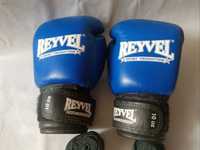 Боксерские перчатки, шлем, бинты, лапы reyvel, everlast
