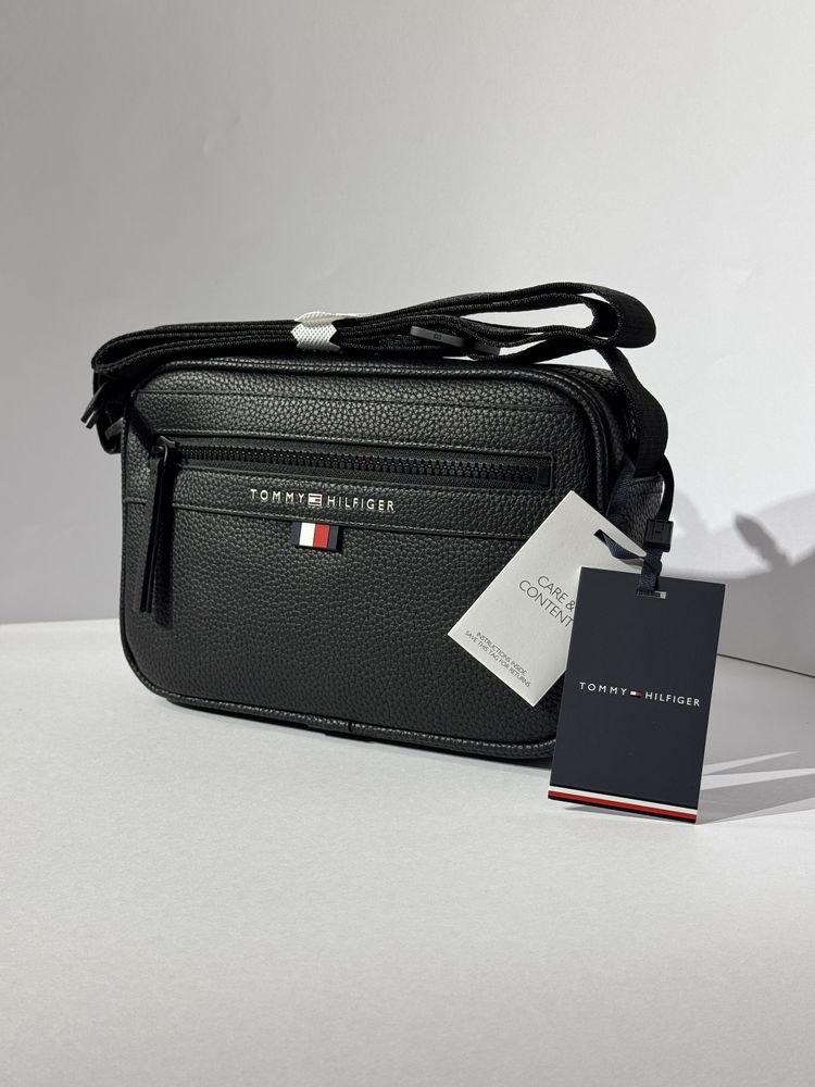 100% ОРИГІНАЛ Tommy Hilfiger crossbody чоловіча сумка чорна