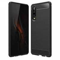 Etui Carbon Bush TPU do Huawei P30 - Czarny