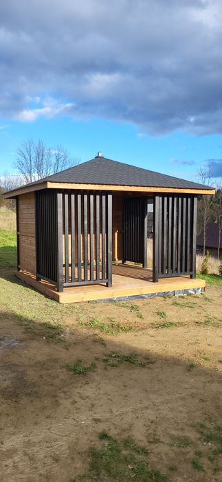 Altana ogrodowa domek na działkę  altanka do ogrodu podłoga  10x10