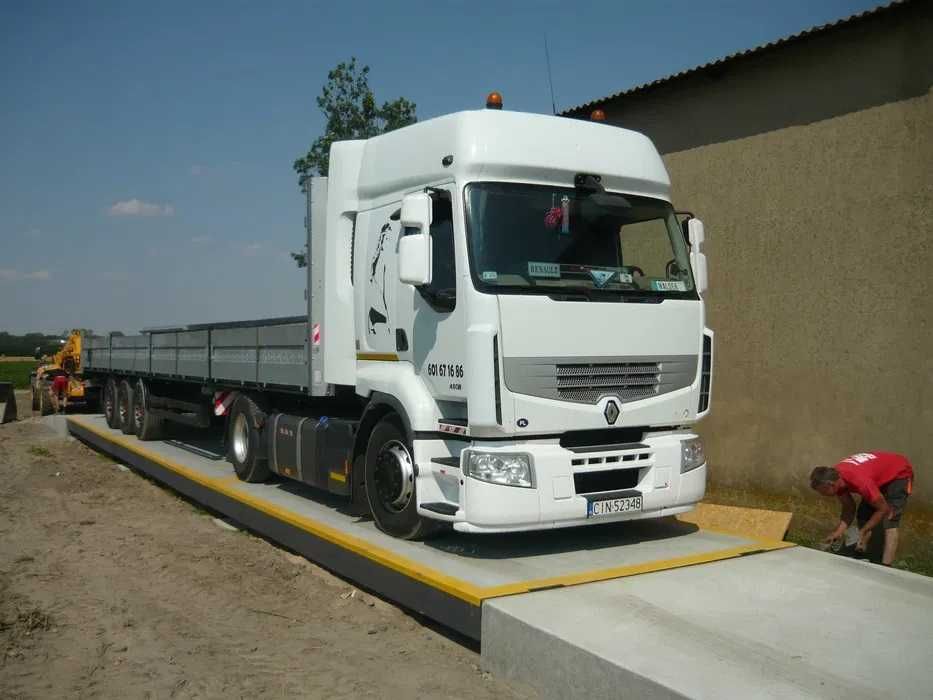 Waga 18m samochodowa 50 - 60T Najazdowa Pomosty Prefabrykowane.