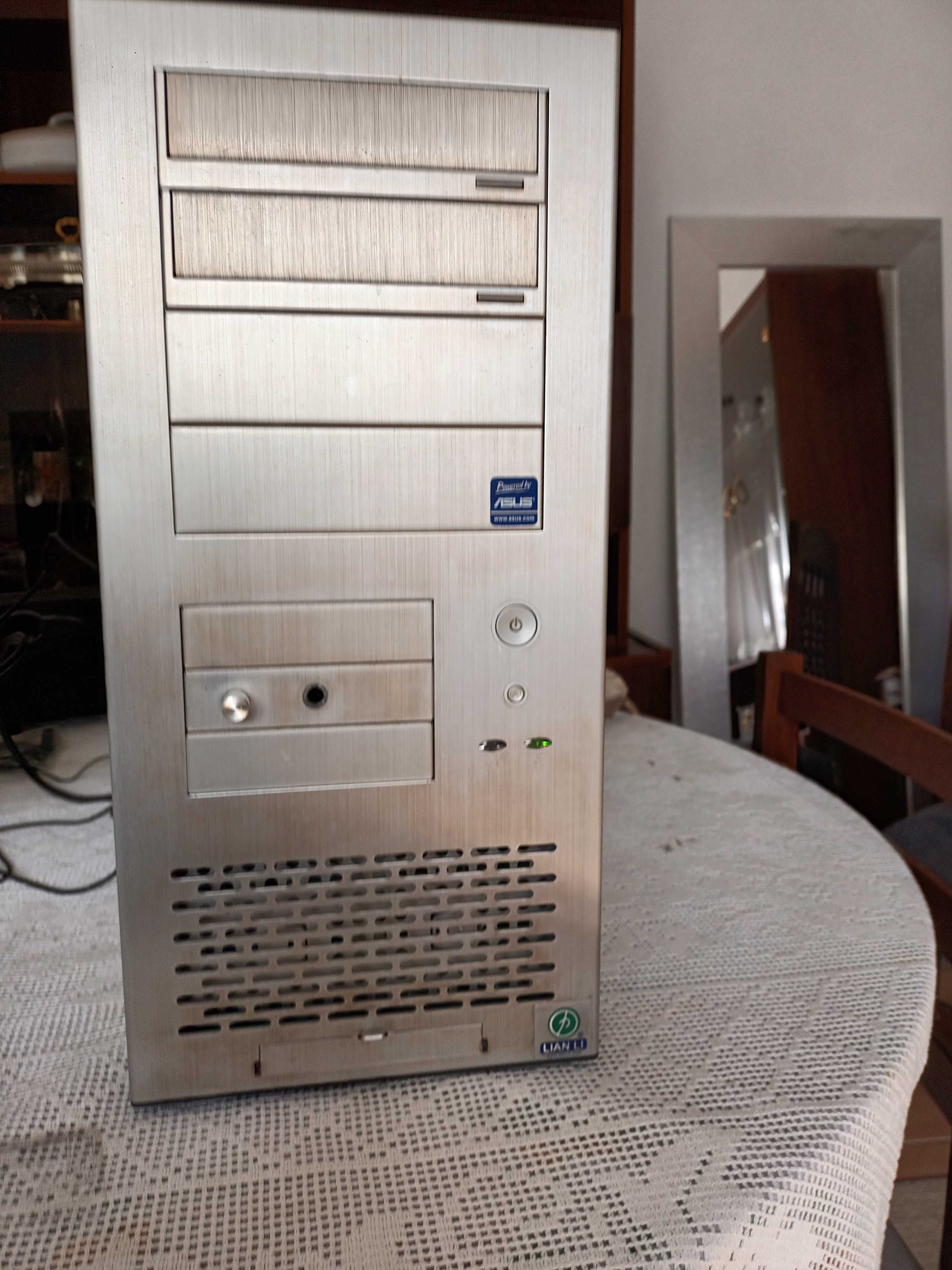 torre de PC LIAN LI  alumínio  intel 3.6ghz 4 cores com Windows 11 PT