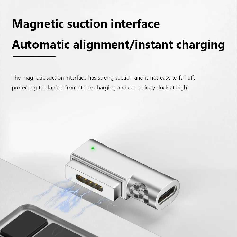 Переходник USB Type C -> Apple MagSafe 2 повербанк / PD до 100W